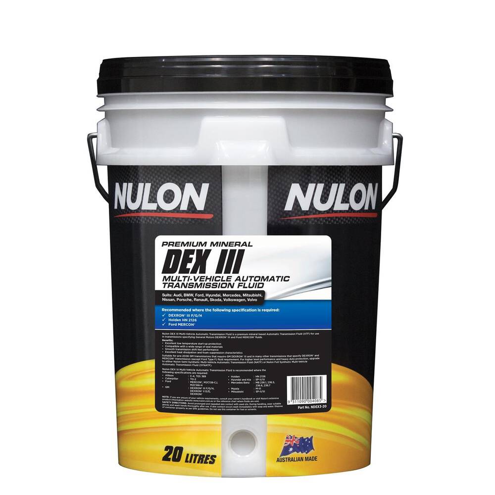 Nulon Automatic Transmission Fluid 20L - NDEX3-20