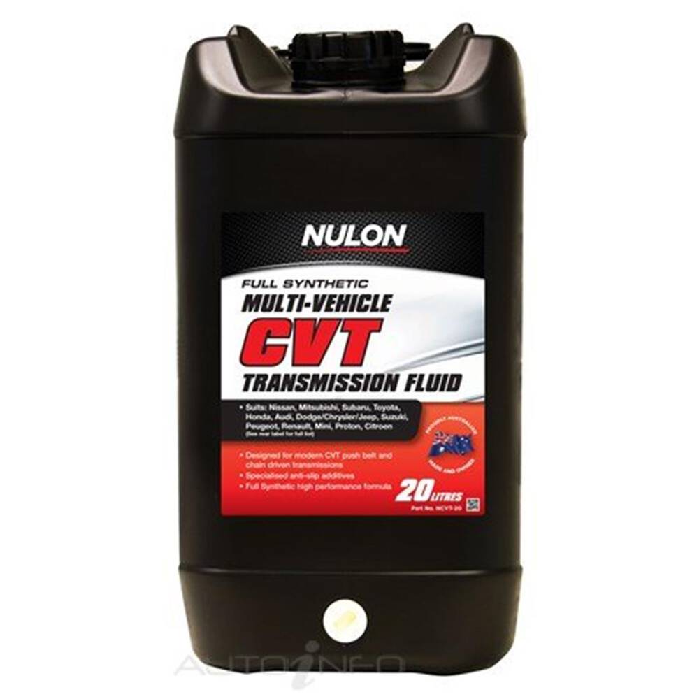 Nulon Multi-Vehicle CVT Transmission Fluid 20 Litre