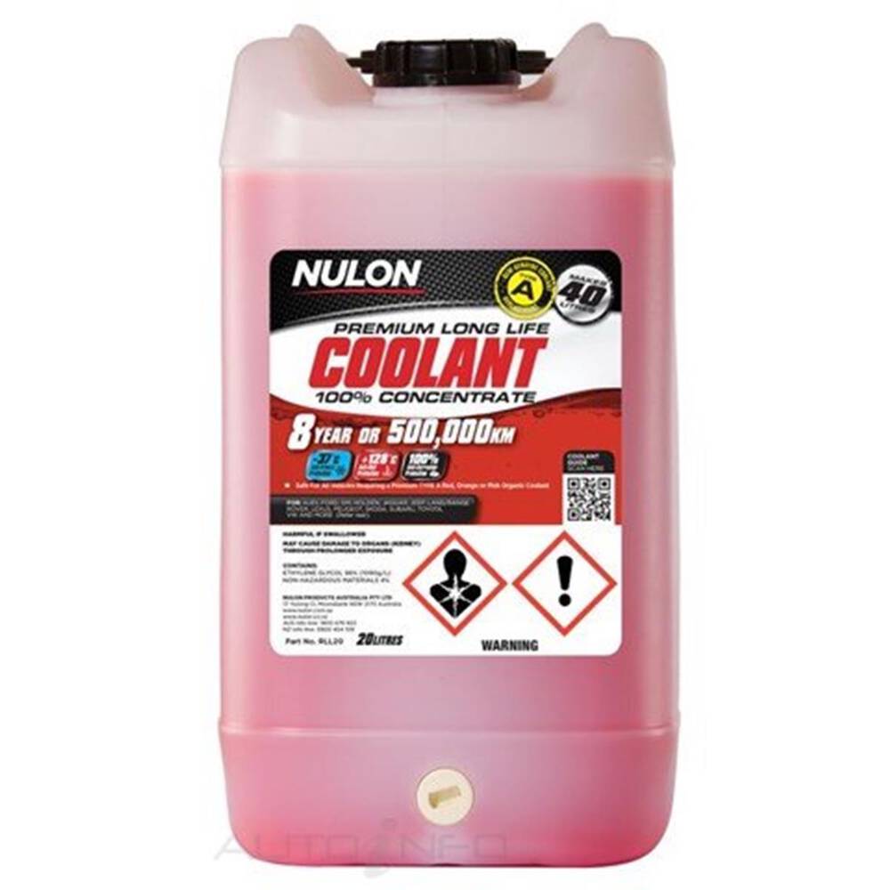 Nulon Red Premium Long Life Coolant Concentrate 20 Litre