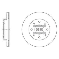 HiQ Front Brake Rotors Set SD1041