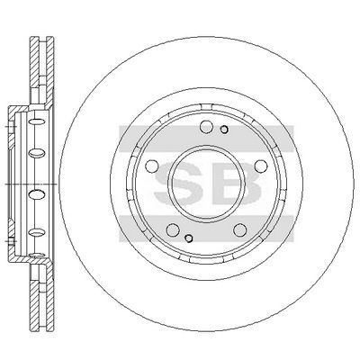 HiQ Rear Brake Rotors Set SD4158