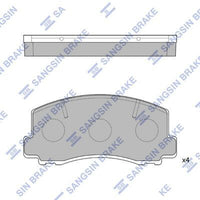 HiQ Front Brake Pads Set SP1211