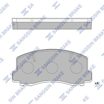 HiQ Front Brake Pads Set SP1211