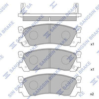 HiQ Rear Brake Pads Set SP1060-R