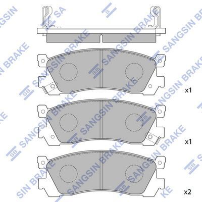 HiQ Rear Brake Pads Set SP1060-R