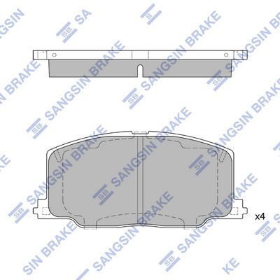 HiQ Front Brake Pads Set SP1436
