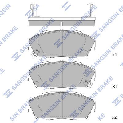 HiQ Front Brake Pads Set SP1473