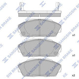 HiQ Front Brake Pads Set SP1473