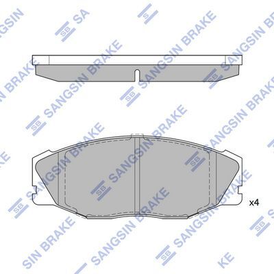 HiQ Front Brake Pads Set SP1421
