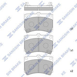 HiQ Front Brake Pads Set SP1067