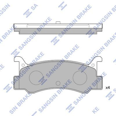 HiQ Rear Brake Pads Set SP1215