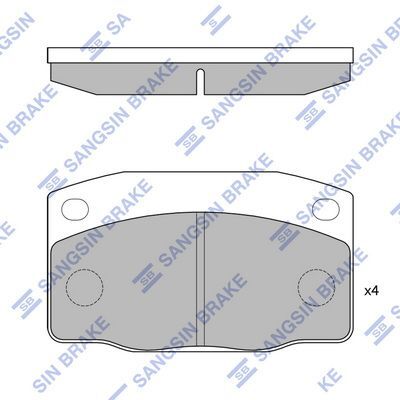 HiQ Front Brake Pads Set SP1055