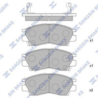 HiQ Front Brake Pads Set SP1046-F
