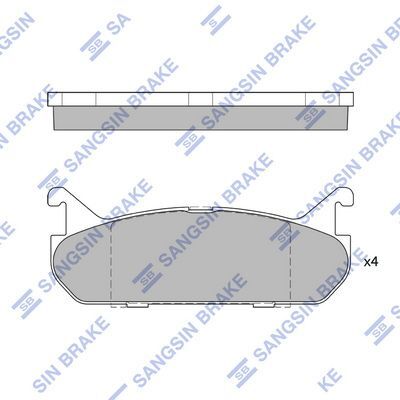 HiQ Rear Brake Pads Set SP1526