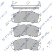 HiQ Front Brake Pads Set SP1120