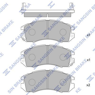 HiQ Front Brake Pads Set SP1120