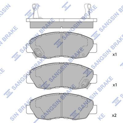 HiQ Front Brake Pads Set SP1109