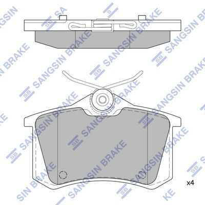 HiQ Rear Brake Pads Set SP1391