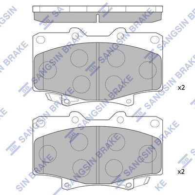 HiQ Front Brake Pads Set SP1217