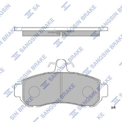 HiQ Front Brake Pads Set SP1218