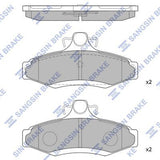 HiQ Rear Brake Pads Set SP1114