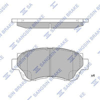 HiQ Front Brake Pads Set SP1138