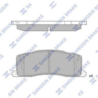 HiQ Rear Brake Pads Set SP2036