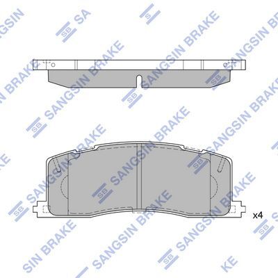 HiQ Rear Brake Pads Set SP2036