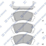HiQ Front Brake Pads Set SP1488