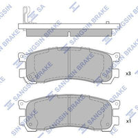 HiQ Rear Brake Pads Set SP1528