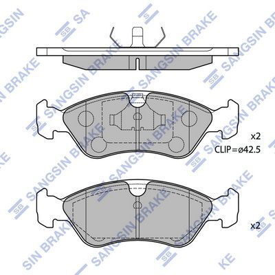 HiQ Front Brake Pads Set SP1078