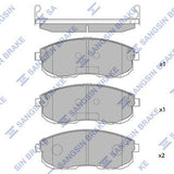 HiQ Front Brake Pads Set SP1107-F