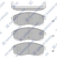 HiQ Front Brake Pads Set SP1107-F