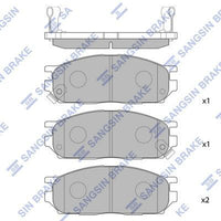 HiQ Front Brake Pads Set SP2105-F