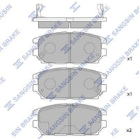 HiQ Rear Brake Pads Set SP1069
