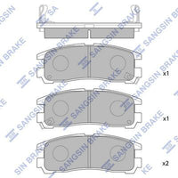 HiQ Rear Brake Pads Set SP1046-R