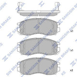 HiQ Front Brake Pads Set SP1134