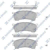 HiQ Front Brake Pads Set SP2018