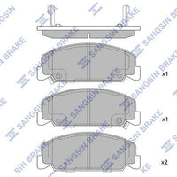 HiQ Front Brake Pads Set SP1427