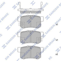 HiQ Rear Brake Pads Set SP1368