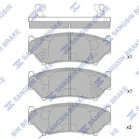 HiQ Front Brake Pads Set SP1584