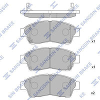 HiQ Front Brake Pads Set SP1110