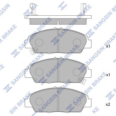 HiQ Front Brake Pads Set SP1431