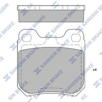 HiQ Rear Brake Pads Set SP1760