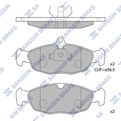 HiQ Front Brake Pads Set SP1220