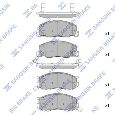 HiQ Front Brake Pads Set SP1433