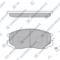 HiQ Front Brake Pads Set SP1142