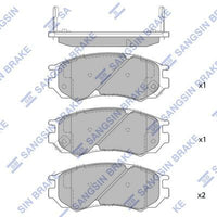 HiQ Front Brake Pads Set SP1542