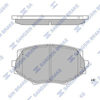 HiQ Front Brake Pads Set SP1539