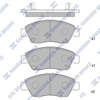 HiQ Front Brake Pads Set SP1221